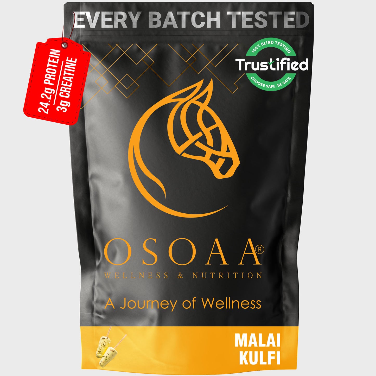 OSOAA Impact Whey Protein (Trustified)- 24.2g Protein with 3g Creatine