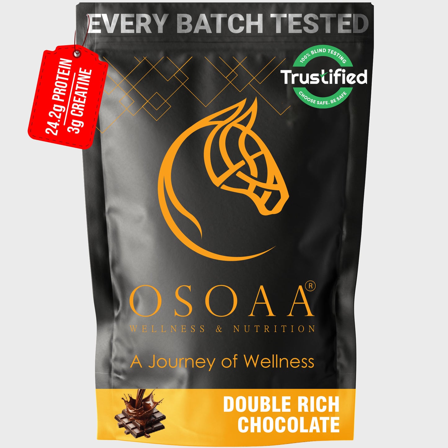 OSOAA Impact Whey Protein (Trustified)- 24.2g Protein with 3g Creatine
