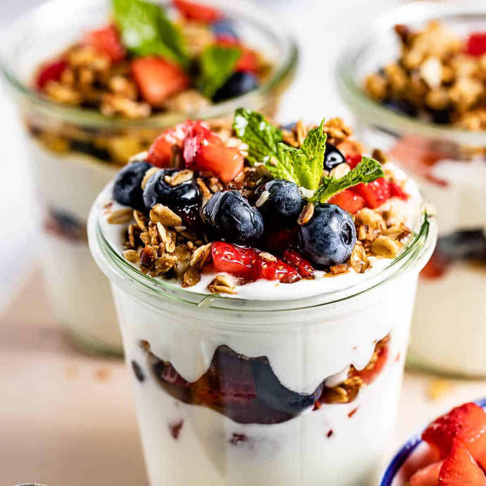 High Protein Breakfast - Greek Yogurt Parfait