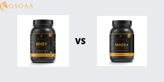 WHEY PROTEIN V/S MASS GAINER: A GUIDE ON WHAT TO USE