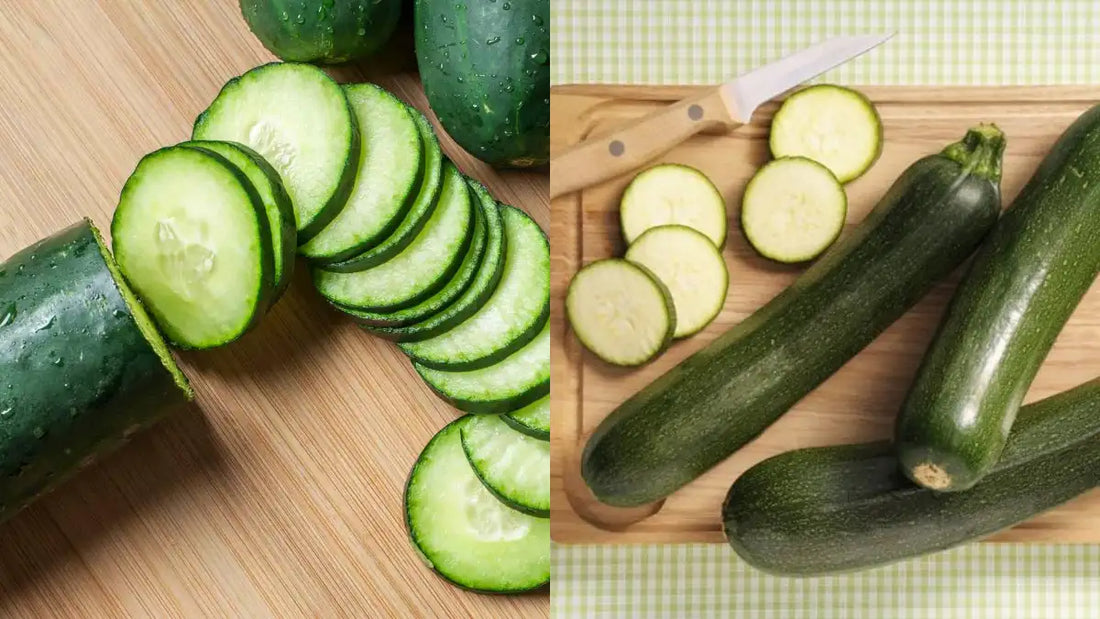 Is Zucchini and cucumber the same?