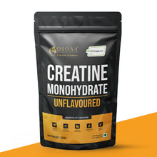 Load image into Gallery viewer, OSOAA Creapure German Certified Creatine Monohydrate | Creapure Seal for Purity | Micronized Pre &amp; Post Workout Supplement for Muscle Building &amp; Performance – Amino Acid for Muscles &amp; Brain (Unflavoured)
