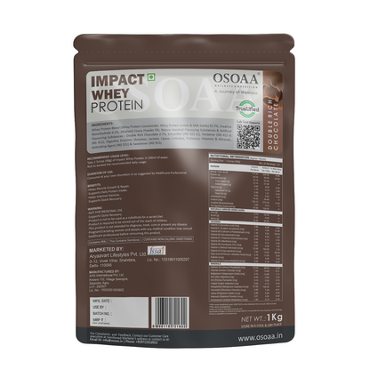 OSOAA Impact Whey Protein (Trustified)- 24.2g Protein with 3g Creatine