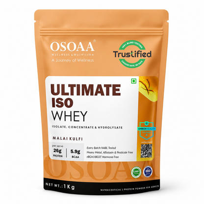 OSOAA Ultimate ISO Whey Protein- 26.1g Protein