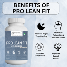 Load image into Gallery viewer, OSOAA Pro Lean Fit 60 Tabs with Garcinia Fat Burner for Men &amp; Women | Keto Friendly Weight Management with Green tea Extract &amp; Garcinia
