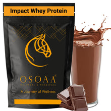 Load image into Gallery viewer, OSOAA Impact Whey Protein | Whey Concentrate &amp; Isolate Blend with BCAA &amp; Glutamine | 22g Protein (2 Flavors)
