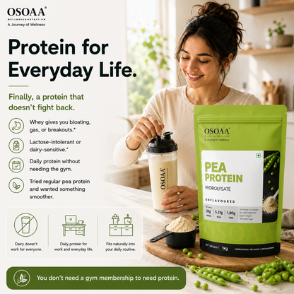 OSOAA Pea Protein Hydrolysate Coffee | 26g Protein | No Added Sugar | 1kg