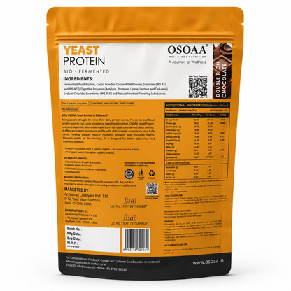 OSOAA Yeast Protein (Bio-Fermented) – 25g Protein | Vegan Plant Protein | 1kg