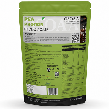 OSOAA Pea Protein Hydrolysate Coffee | 26g Protein | No Added Sugar | 1kg
