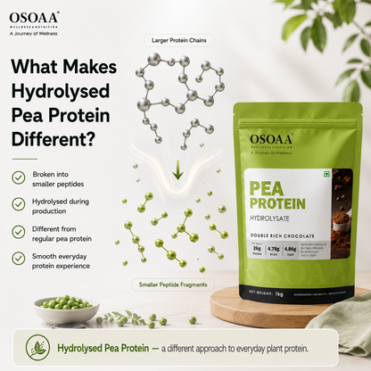 OSOAA Pea Protein Hydrolysate Coffee | 26g Protein | No Added Sugar | 1kg