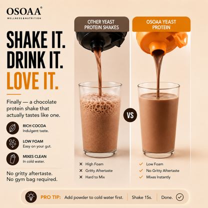 OSOAA Yeast Protein (Bio-Fermented) – 25g Protein | Vegan Plant Protein | 1kg