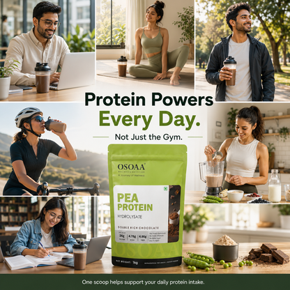 OSOAA Pea Protein Hydrolysate Coffee | 26g Protein | No Added Sugar | 1kg