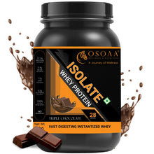Load image into Gallery viewer, OSOAA 100% Pure Whey Isolate - 27.2g Protein | Soy &amp; Sugar Free | Keto &amp; Diabetic Friendly| Weight Management Drink| Extra Rich Amino Acid, BCAA &amp; Glutamine | for Men &amp; Women (2 Flavors)
