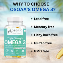 Load image into Gallery viewer, OSOAA Ashwagandha with 5% Withanolides 1000mg || Triple Strength Fish Oil 1650mg Omega 3

