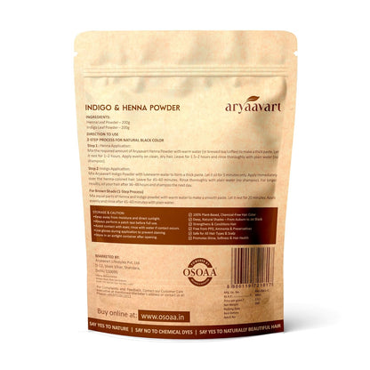 Indigo & Henna Powder Combo Pack 400g