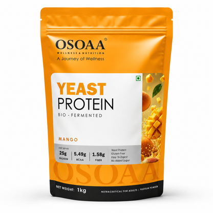 OSOAA Yeast Protein (Bio-Fermented) – 25g Protein | Vegan Plant Protein | 1kg