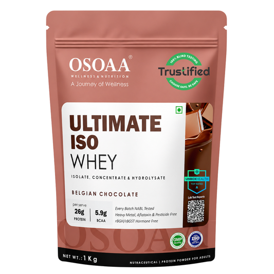 OSOAA Ultimate ISO Whey Protein- 26.1g Protein