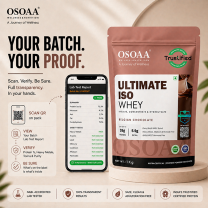 OSOAA Ultimate ISO Whey Protein- 26.1g Protein