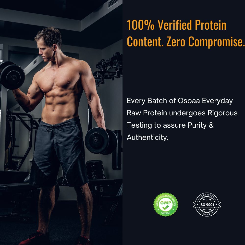 Slide showcasing the safety features of Everyday Protein, including third-party testing for purity, no harmful additives, and compliance with food safety standards. The supplement is made with premium ingredients, ensuring a safe and reliable product for daily use.