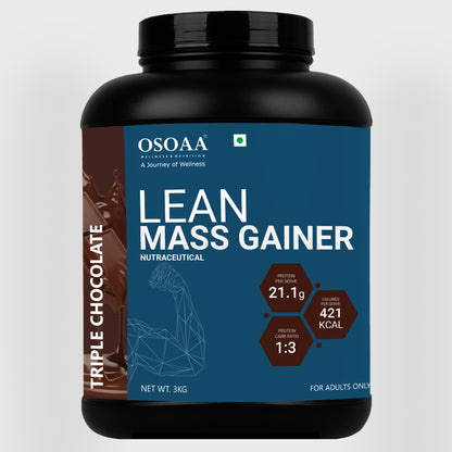 OSOAA 1:3 Lean Mass Gainer with Creatine & Whey Protein - 420 Calories