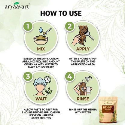 Ayurveda Natural Henna powder for hair Colour and Growth (200 gm)