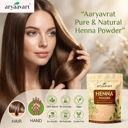 Ayurveda Natural Henna powder for hair Colour and Growth (200 gm)