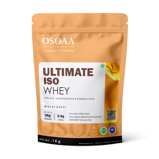 OSOAA Ultimate ISO Whey Protein- 26.1g Protein