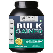 Load image into Gallery viewer, OSOAA 1:6 Bulk Gainer Protein | 493 Calorie, 2.2g Creatine, Digestive Enzyme, 27 Vitamin &amp; Mineral (2 Flavors)
