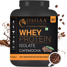 Load image into Gallery viewer, OSOAA 100% Pure Whey Isolate - 27.2g Protein | Soy &amp; Sugar Free | Keto &amp; Diabetic Friendly| Weight Management Drink| Extra Rich Amino Acid, BCAA &amp; Glutamine | for Men &amp; Women (2 Flavors)
