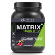 Load image into Gallery viewer, OSOAA Whey Matrix Hydro Whey | 24g Protein Tri-blend with 100% Protein from Whey | Soy &amp; Sugar Free| Keto &amp; Diabetic Friendly| Weight Management Drink| Low Carbs| For Men, Women
