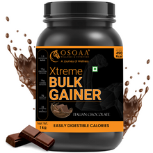 Load image into Gallery viewer, OSOAA 1:6 Bulk Gainer Protein | 493 Calorie, 2.2g Creatine, Digestive Enzyme, 27 Vitamin &amp; Mineral (2 Flavors)
