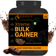 Load image into Gallery viewer, OSOAA 1:5 Bulk Mass Gainer with 3g Creatine, 15g European Whey Protein - 490 Calories | Lab Tested &amp; FSSAI Approved | with Digestive Enzymes &amp; 28 Vitamins
