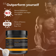 Load image into Gallery viewer, OSOAA Pure L-Arginine Muscle Growth &amp; Endurance Powder 250gm, Pre Workout Supplement- Men &amp; Women, Nitric Oxide Boost, 83 Serving (Unflavoured)
