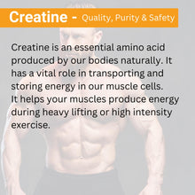 Load image into Gallery viewer, OSOAA Micronized Creatine Monohydrate 100gm, Creatine Supplement Pre Post Workout, Muscle Building Supplement (Unflavored)
