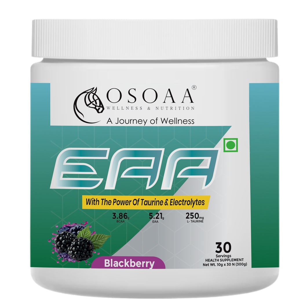 Osoaa Intra Workout EAA with BCAA, Electrolyte and Taurine - 300gm